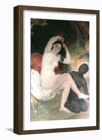 Female and David, 1832-Karl Briullov-Framed Giclee Print