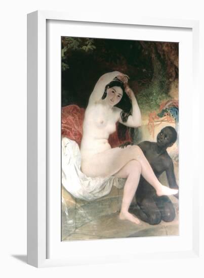 Female and David, 1832-Karl Briullov-Framed Giclee Print