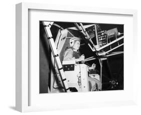 Female Astronaut Training-null-Framed Photographic Print