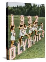 Female Athletes Perform a Routine to Publicise the 1932 Los Angeles Olympics-null-Stretched Canvas