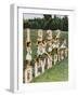 Female Athletes Perform a Routine to Publicise the 1932 Los Angeles Olympics-null-Framed Photographic Print