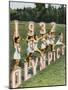 Female Athletes Perform a Routine to Publicise the 1932 Los Angeles Olympics-null-Mounted Photographic Print