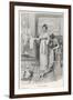 Female Attendant Helps Madama Butterfly to Dress-C.d. Weldon-Framed Art Print