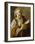 Female Balladeer, 1628-Hendrick Ter Brugghen-Framed Giclee Print