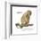 Female Black-And-Gold Howler (Alouatta Caraya), Monkey, Mammals-Encyclopaedia Britannica-Framed Art Print