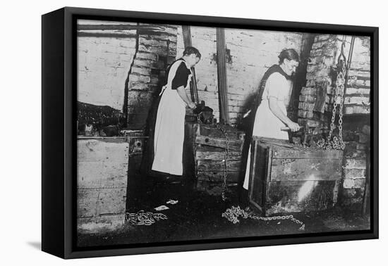 Female Blacksmiths-null-Framed Stretched Canvas