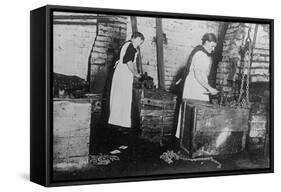 Female Blacksmiths-null-Framed Stretched Canvas