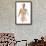 Female Body with Bone Skeleton Superimposed-null-Framed Art Print displayed on a wall