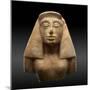 Female Bust, 640-620 BC (Marble)-Greek school-Mounted Giclee Print