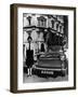 Female Chauffeur Standing by a 1964 Morris Oxford, 1964-null-Framed Photographic Print