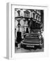 Female Chauffeur Standing by a 1964 Morris Oxford, 1964-null-Framed Photographic Print