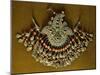 Female Chest Decoration in Silver-Gilt, Coral and Turquoise from Uzbekistan-null-Mounted Giclee Print