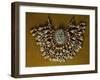 Female Chest Decoration in Silver-Gilt, Coral and Turquoise from Uzbekistan-null-Framed Giclee Print