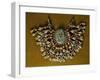 Female Chest Decoration in Silver-Gilt, Coral and Turquoise from Uzbekistan-null-Framed Giclee Print