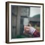 Female Child Outdoors-Clive Nolan-Framed Photographic Print