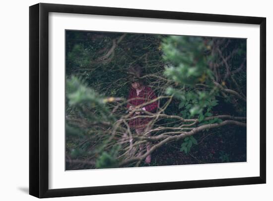 Female Child Outdoors-Clive Nolan-Framed Photographic Print