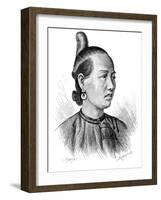 Female Coiffure, Swatow, C1890-Barbant-Framed Giclee Print