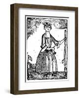 Female Continental Soldier-null-Framed Giclee Print