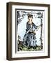 Female Continental Soldier-null-Framed Premium Giclee Print