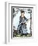 Female Continental Soldier-null-Framed Premium Giclee Print