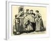 Female Costumes in Appenzell Switzerland-null-Framed Giclee Print