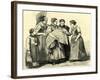 Female Costumes in Appenzell Switzerland-null-Framed Giclee Print