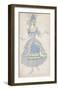 Female Courtier - La Belle au Bois Dormant (Sleeping_Beauty)-Leon Bakst-Framed Premium Giclee Print