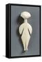 Female Cycladic Figure of the Kilia Type (Stargazer)-null-Framed Stretched Canvas