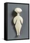 Female Cycladic Figure of the Kilia Type (Stargazer)-null-Framed Stretched Canvas