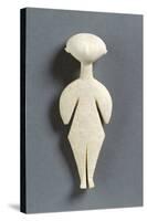 Female Cycladic Figure of the Kilia Type (Stargazer)-null-Stretched Canvas