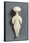 Female Cycladic Figure of the Kilia Type (Stargazer)-null-Framed Stretched Canvas