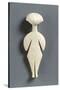 Female Cycladic Figure of the Kilia Type (Stargazer)-null-Stretched Canvas