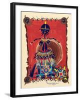 Female Dance Procession, 2003-Oglafa Ebitari Perrin-Framed Giclee Print