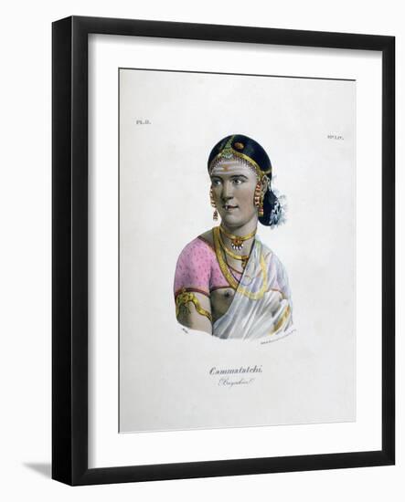 Female Dancer (Bayader), 1828-Marlet et Cie-Framed Giclee Print