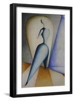 Female Dancer - the Gesture, 1922-23-Oskar Schlemmer-Framed Giclee Print