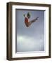 Female Diver Flying Through the Air, California, USA-Paul Sutton-Framed Photographic Print