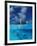 Female Divers Submerged Below Catamaran-Amos Nachoum-Framed Photographic Print