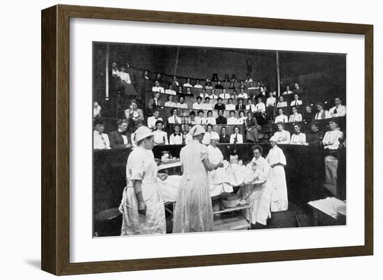 Female Doctors in Training-null-Framed Art Print