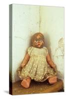 Female Doll-Den Reader-Stretched Canvas