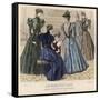 Female Dress of 1896-Philip Talmage-Framed Stretched Canvas