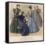 Female Dress of 1896-Philip Talmage-Framed Stretched Canvas