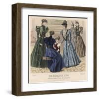 Female Dress of 1896-Philip Talmage-Framed Art Print