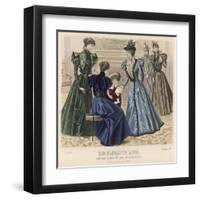 Female Dress of 1896-Philip Talmage-Framed Art Print