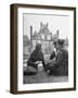 Female Dutch Corporal, French Sailor and British Soldier Having a Picnic-null-Framed Photographic Print