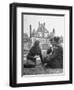 Female Dutch Corporal, French Sailor and British Soldier Having a Picnic-null-Framed Photographic Print