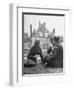 Female Dutch Corporal, French Sailor and British Soldier Having a Picnic-null-Framed Photographic Print