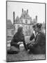 Female Dutch Corporal, French Sailor and British Soldier Having a Picnic-null-Mounted Photographic Print