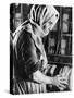 Female Factory Worker, Moscow, 1936-null-Stretched Canvas