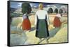 Female Farmers-Kasimir Malevich-Framed Stretched Canvas