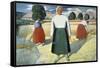 Female Farmers-Kasimir Malevich-Framed Stretched Canvas